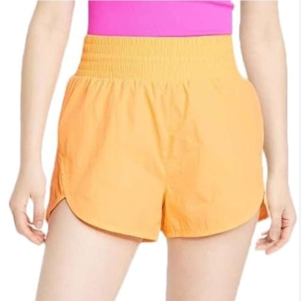 All in Motion Women's High-Rise Flex Shorts 3" in Organge Size S - Picture 1 of 10